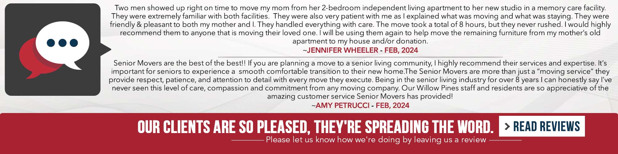 The Senior Movers Customers Reviews